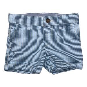 Carter’s Blue and White Striped Shorts 6M